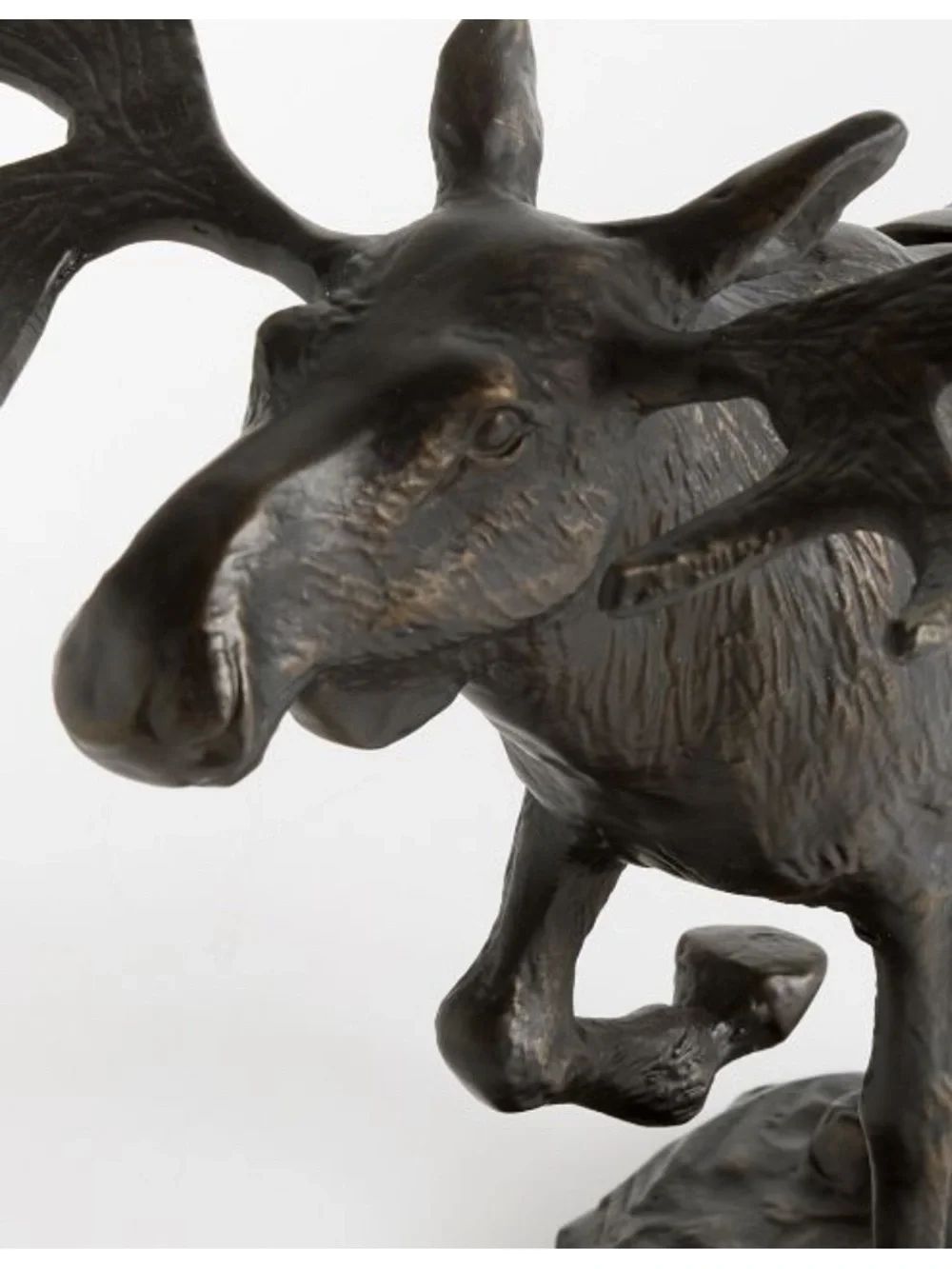 Pottery Barn Bronze Moose Bookends New In Box 🫎